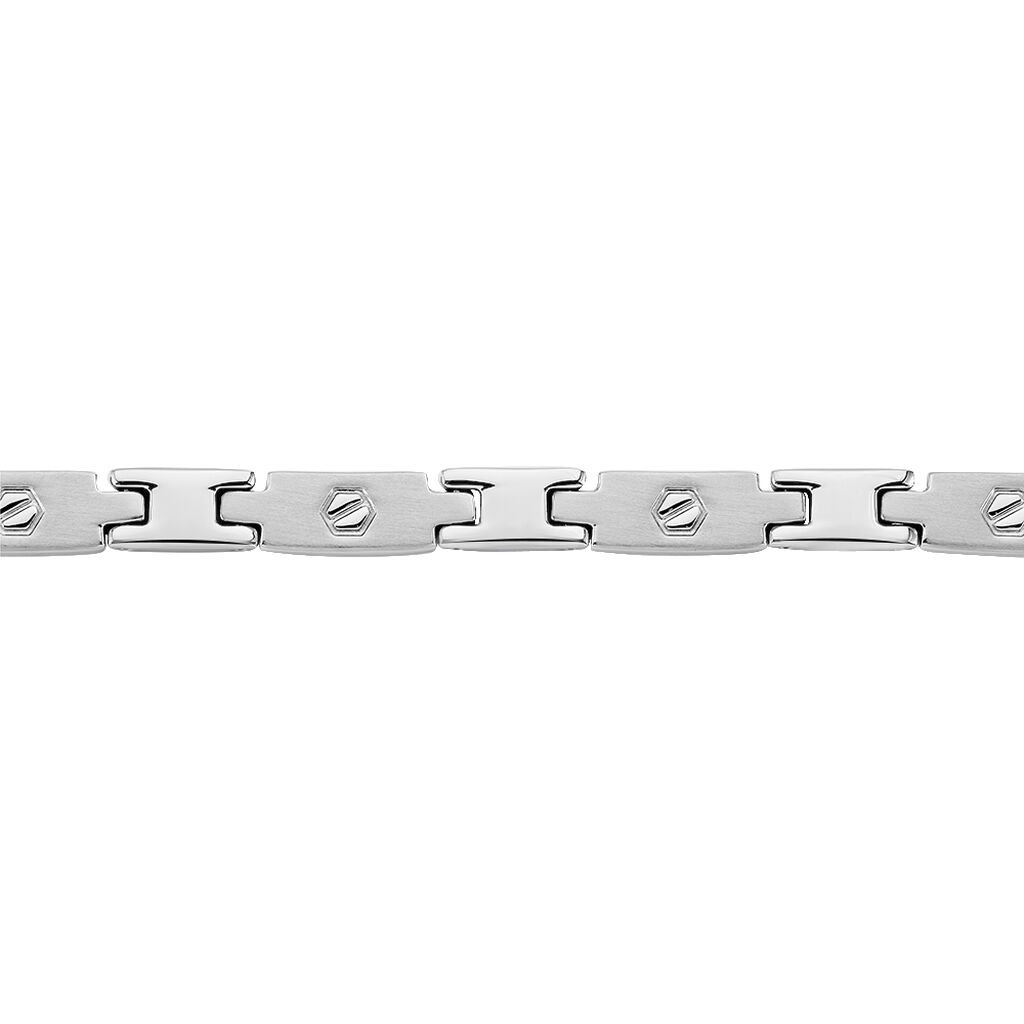 Collier Joe Acier Blanc