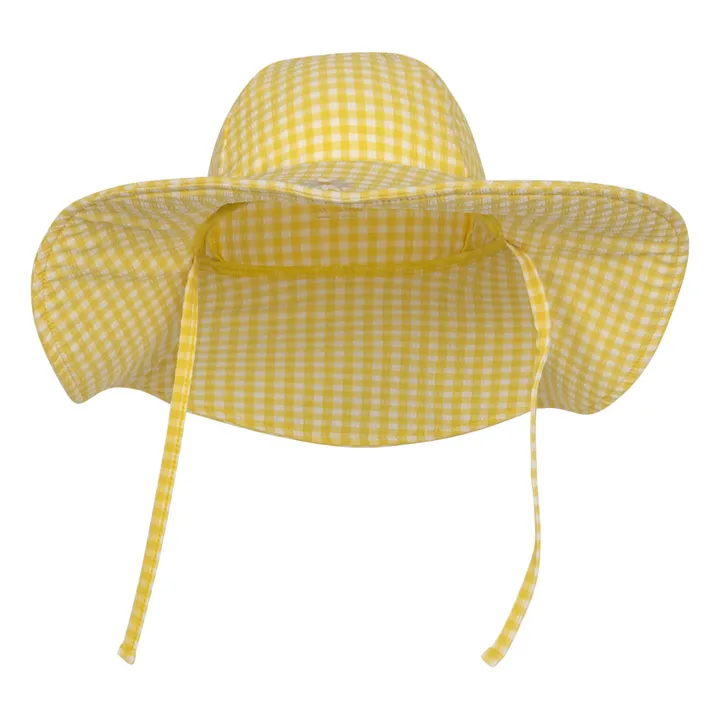Konges Sløjd Chapeau Soline Vichy | Jaune