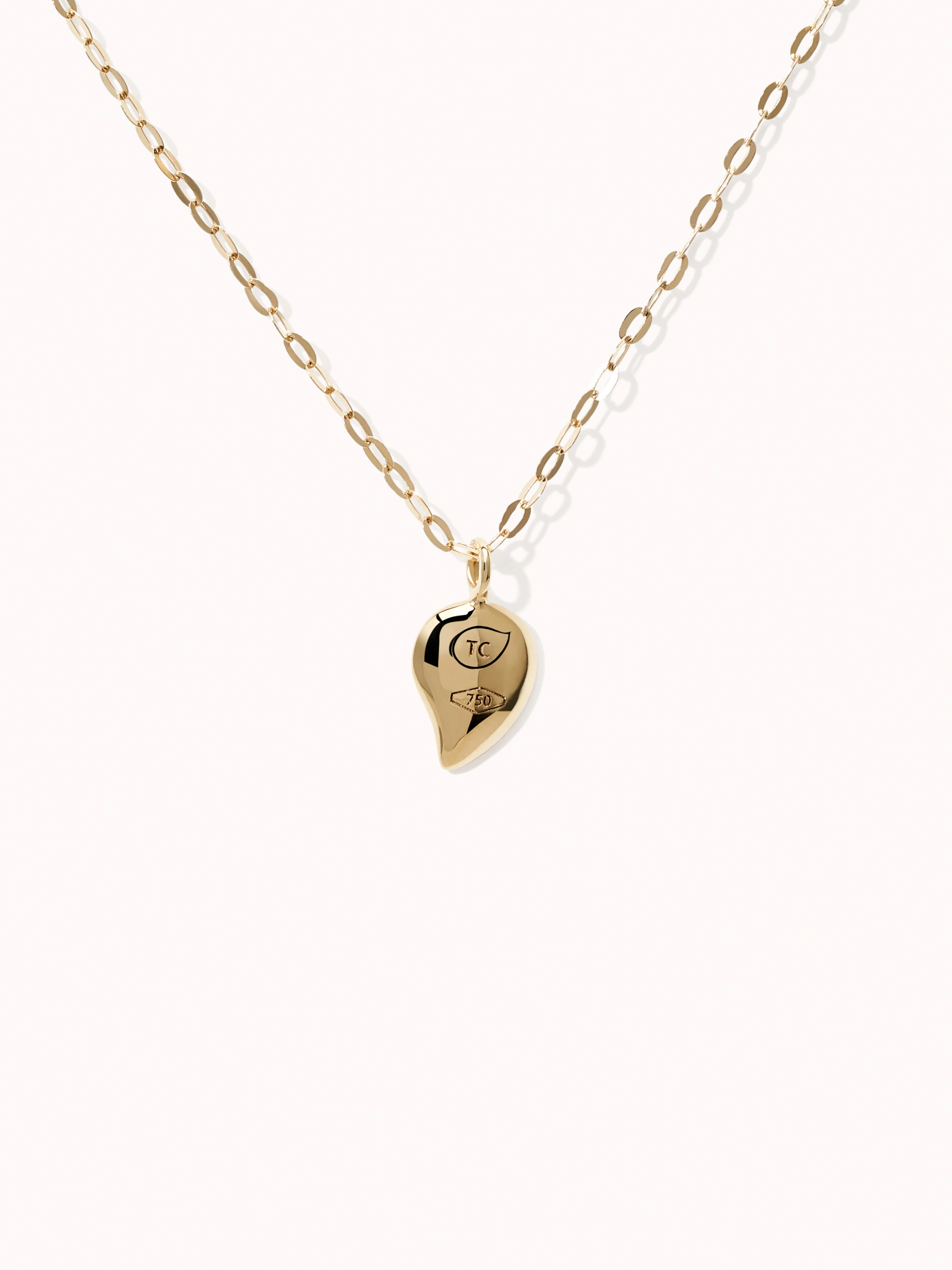 TAMARA COMOLLI Halskette SPARKLE aus 18 Karat Gelbgold mit Diamant Pavé