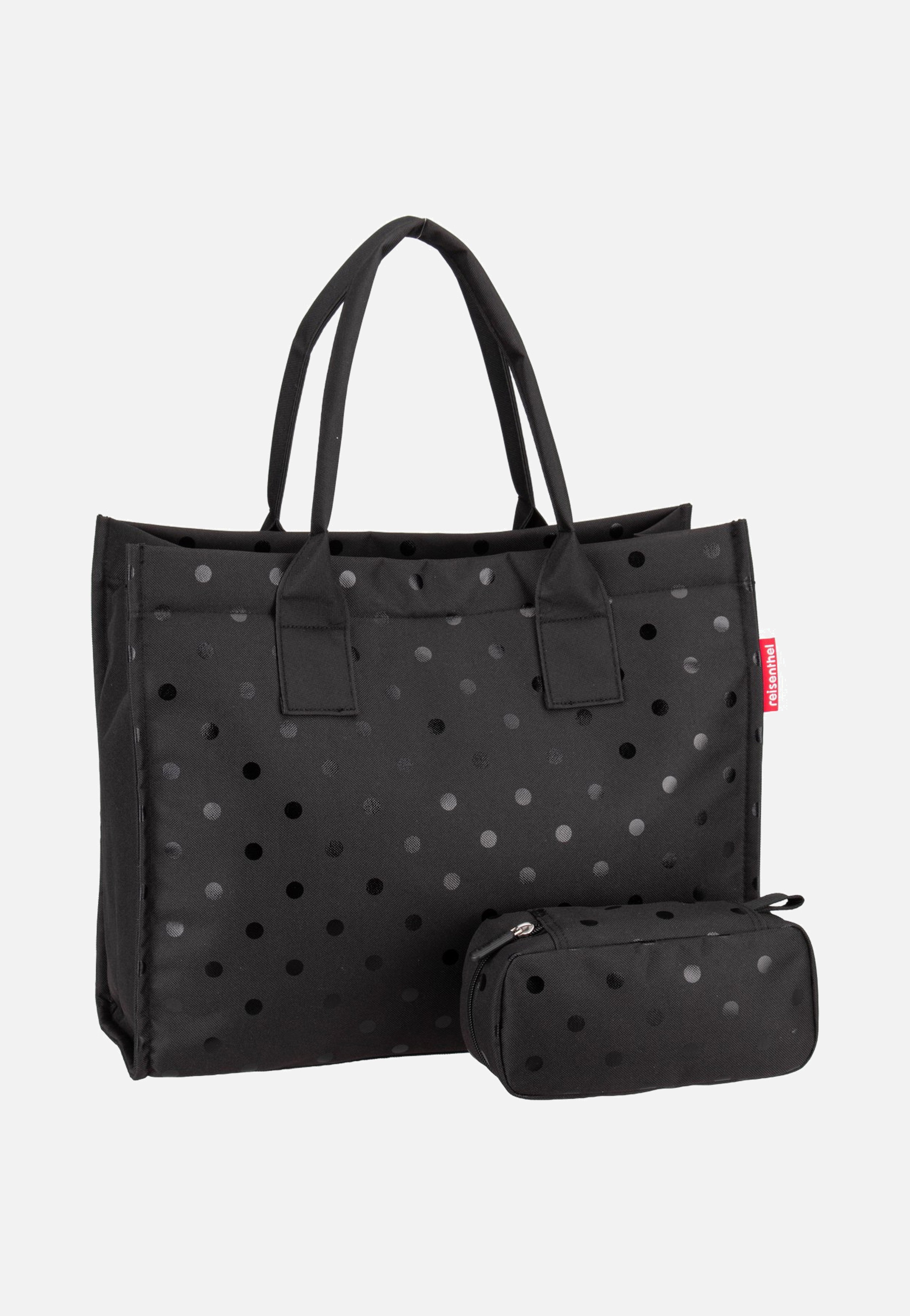 daily shopper set No.1 Glossy Dots Black - Shopper