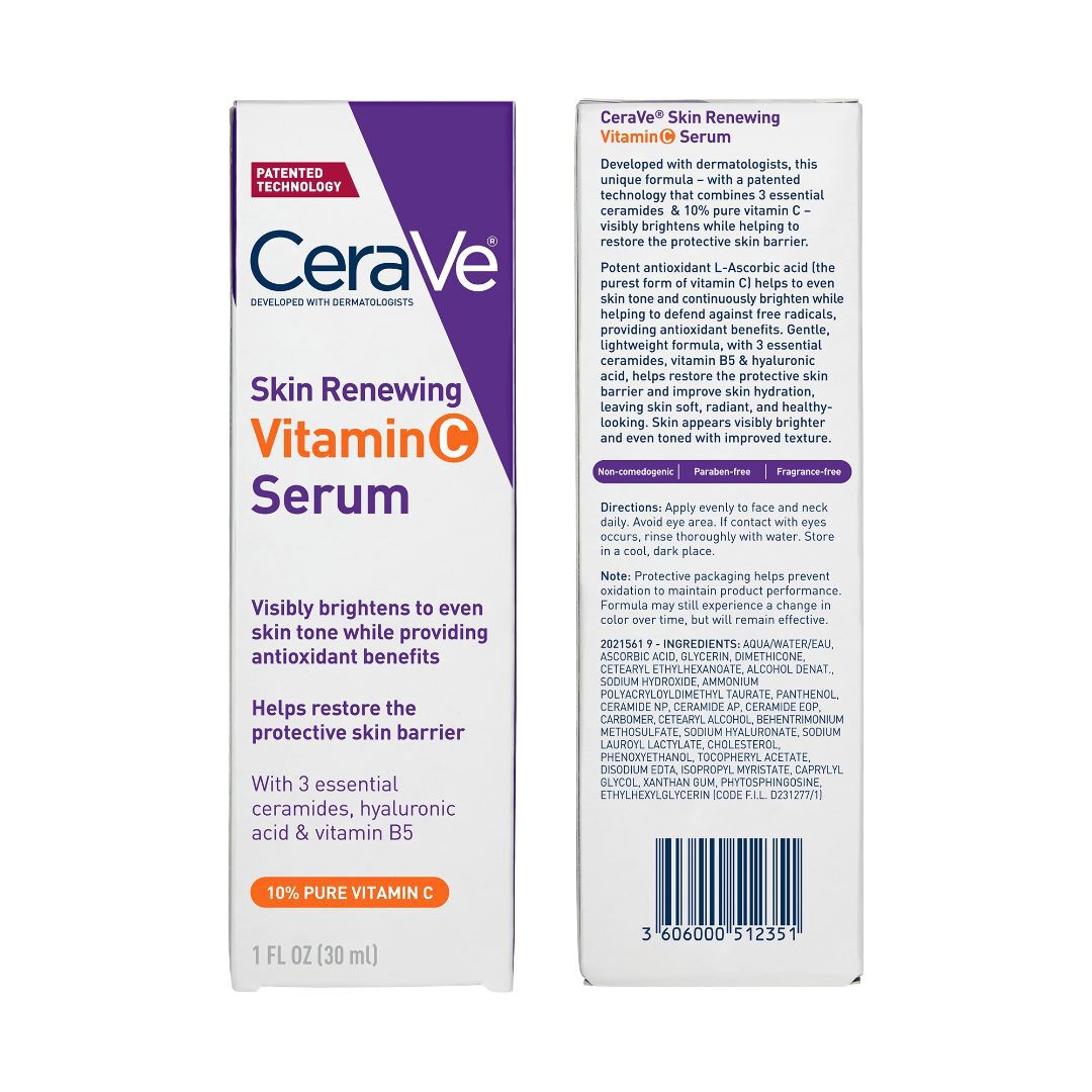 CERAVE  Skin Renewing Sérum com Vitamina C - 30ml