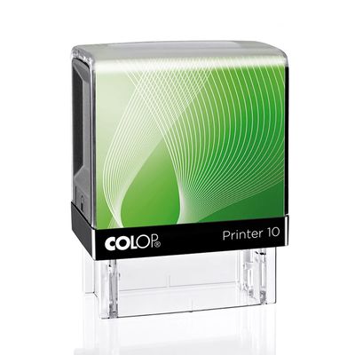 Colop Printer 10 - Tampon personnalisable - 3 lignes - format rectangulaire