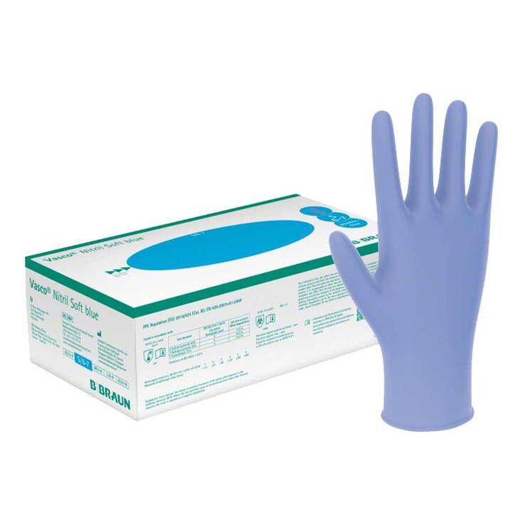 Vasco Nitril blue Untersuchungshandschuhe Größe XL, 135 St