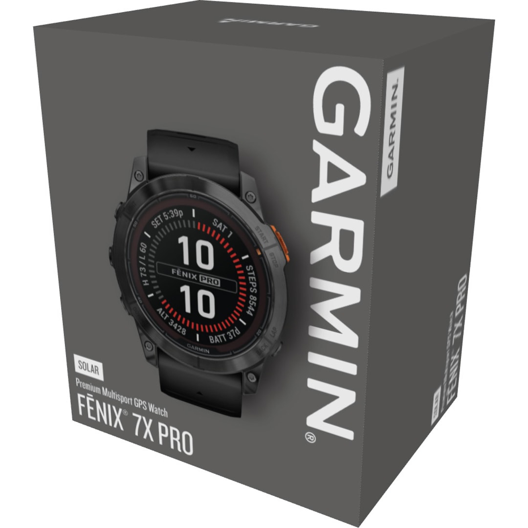 Garmin Fenix 7X Pro Solar Schwarz