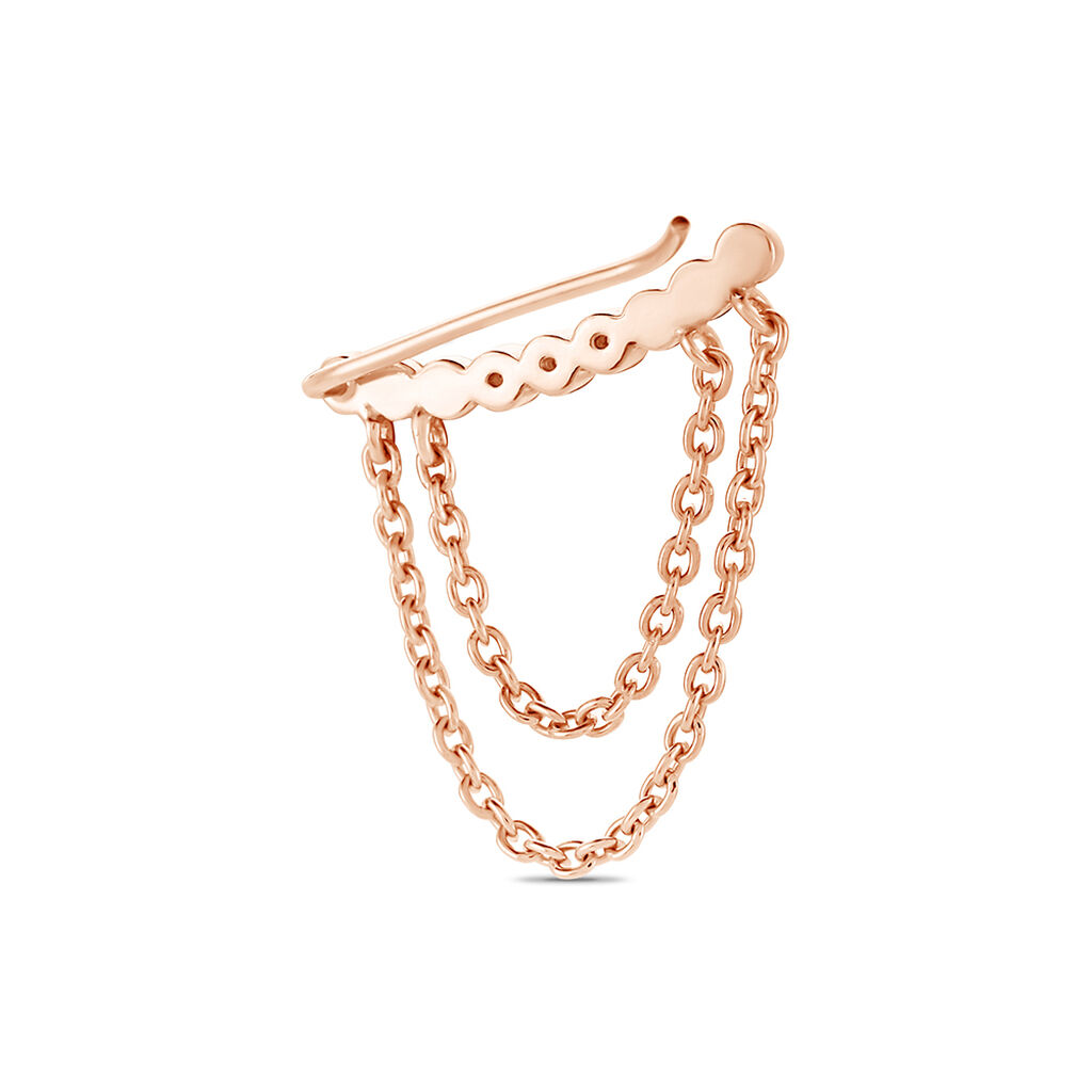 Bijoux D'oreilles Katelyn Argent Rose Oxyde De Zirconium