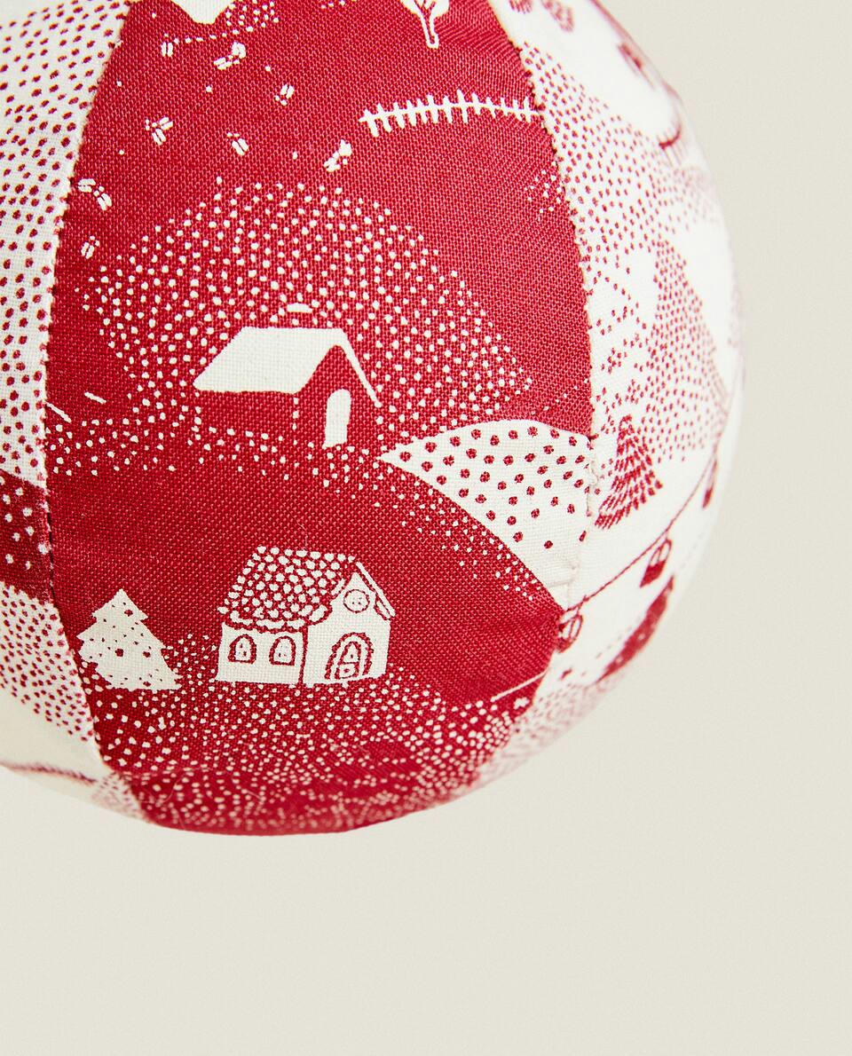 Enfeite de Natal em Patchwork