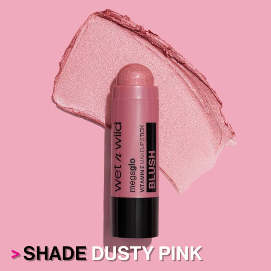 Wet n Wild Mega Glo Vitamin & Make-up Stick Blush Dusty Pink 6g