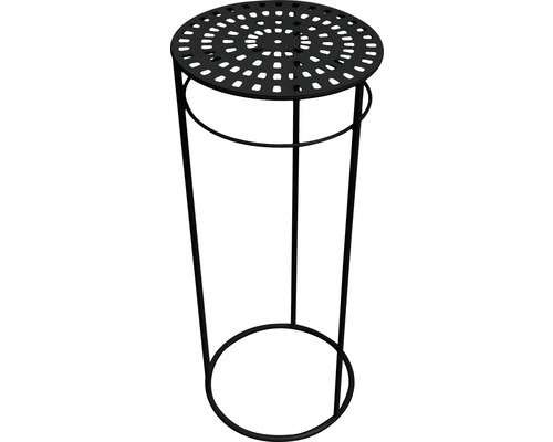 Lafiora plantentafel, 70 cm hoog, metaal, zwart