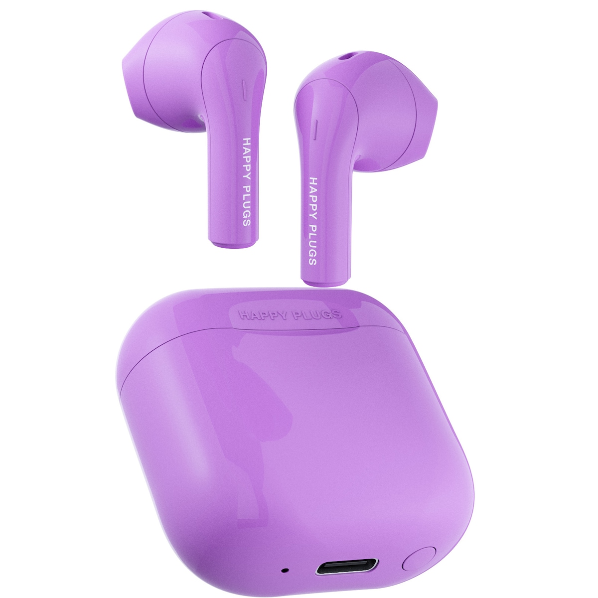 Happy Plugs Joy helt trådløse in-ear hodetelefoner (lilla)