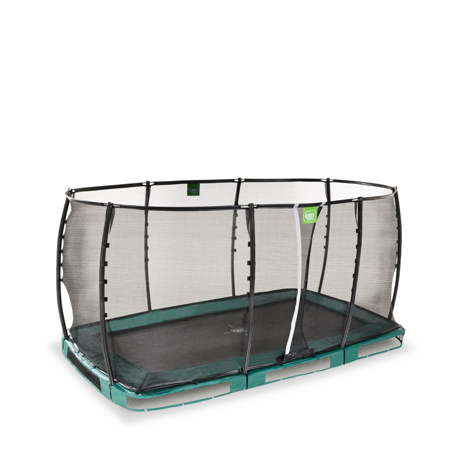 EXIT Allure Premium inground trampoline 244x427cm - groen