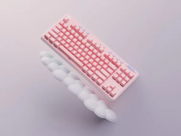 Logitech® | G715 - Tastatur - tenkeyless - bagbelyst - Bluetooth, LIGHTSPEED - layout: Nordisk - tastkontakt: Linear - hvid
