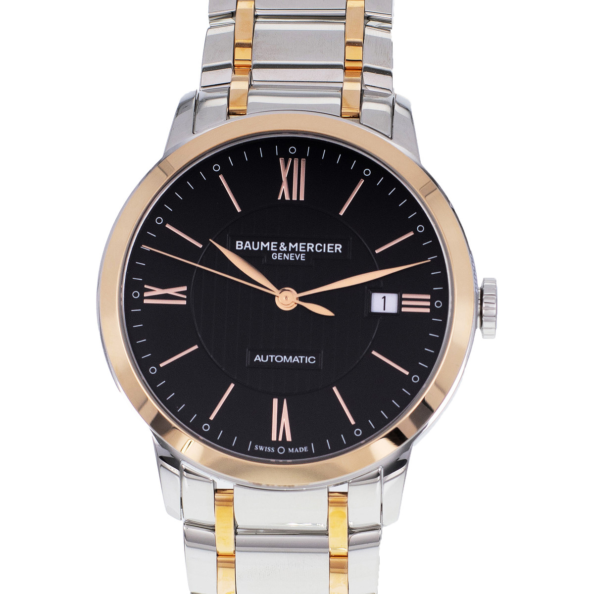 Montre d'occasion BAUME & MERCIER Classima homme automatique bracelet en acier