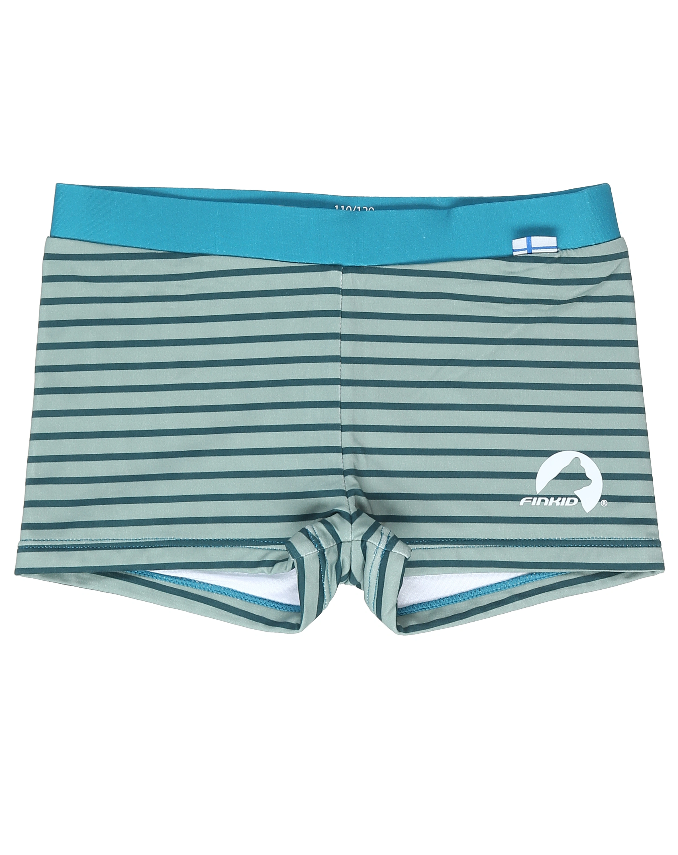 Badehose UINTI gestreift in green bay/mosaic