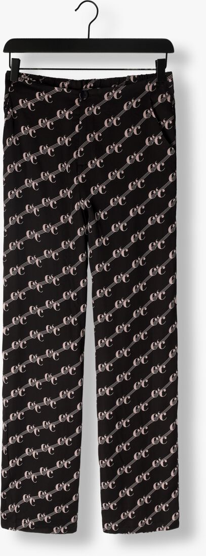zwarte co'couture pantalon logo line pant