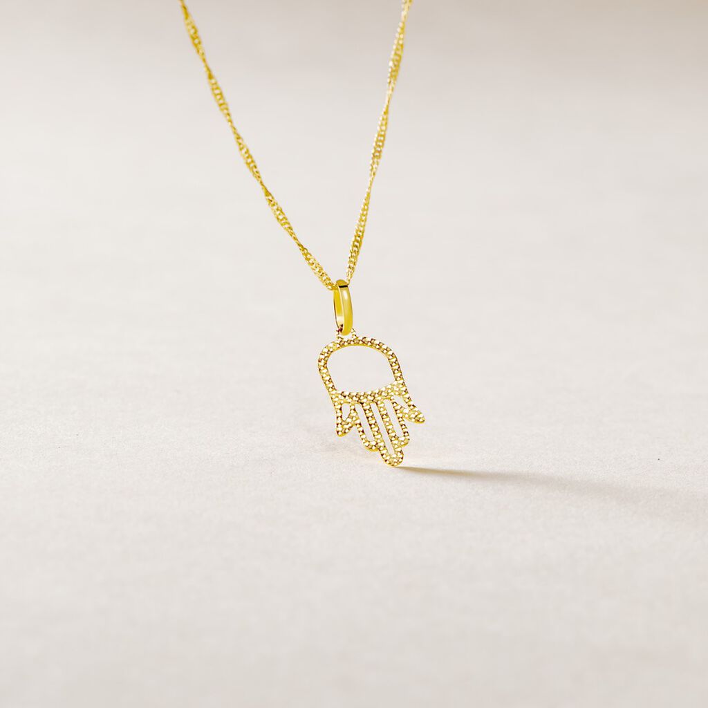 Pendentif Hectorienne Fatim Or Jaune