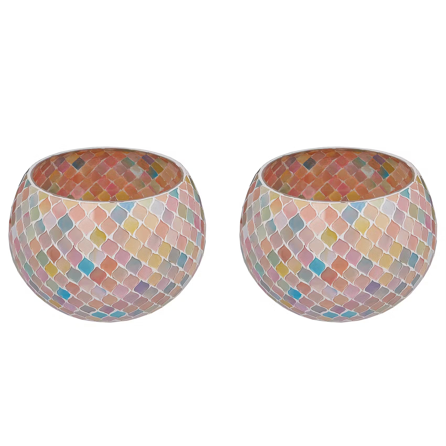 PASTEL LIGHTS Windlicht 2er-Set
