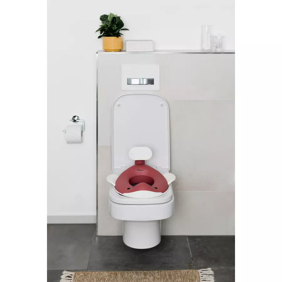 KINDSGUT Toilettenaufsatz Wal altrosa