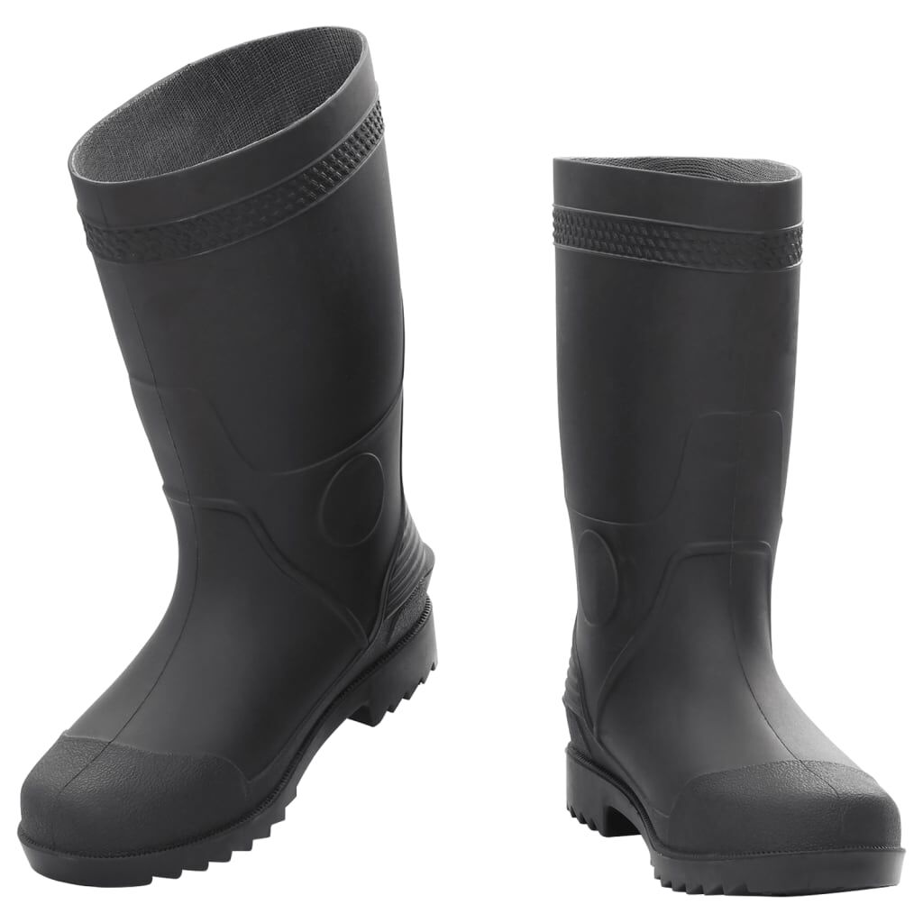 vidaXL Regenlaarzen, Zwart, Maat 38, PVC