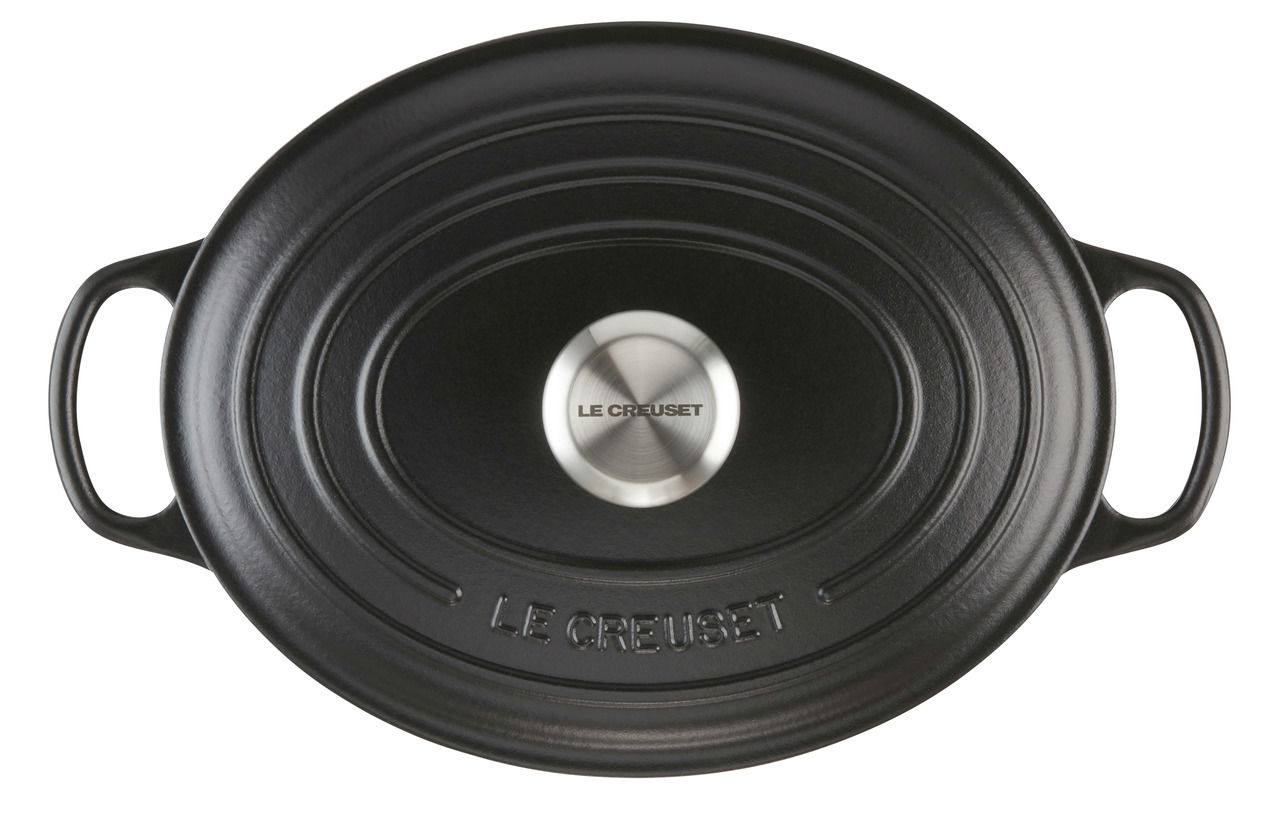LE CREUSET Bräter Oval 29cm Schwarz SIGNATURE