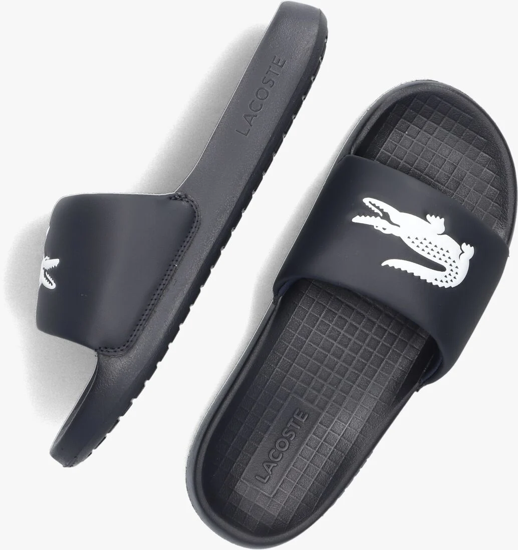 LACOSTE blauwe lacoste badslippers serve slide 1.0