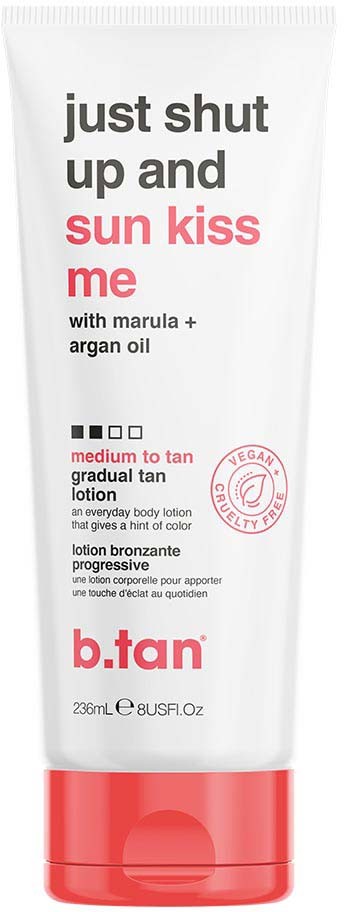 b.tan - Just Shut Up & Sunkiss Me Gradual Medium Tan Lotion 236 ml - Selvbruner