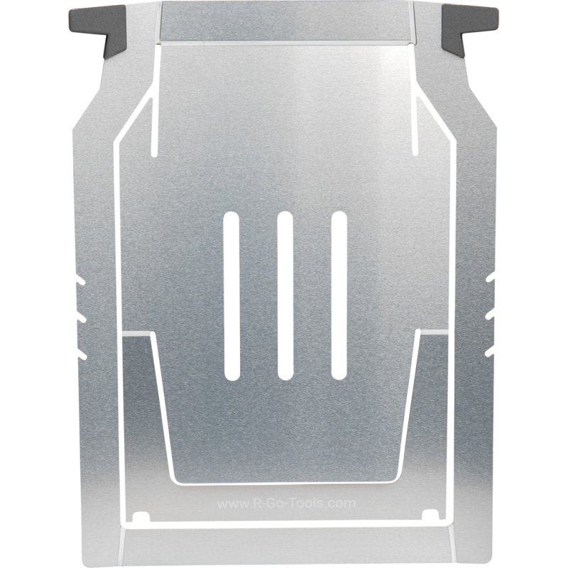 R-Go Tools Support pour ordinateur portable R-Go Riser Basic, support pour ordinateur portable pliable et réglable, aluminium