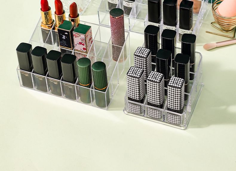Connie Queenie - Plastic lippenstift bureau organizer (verschillende designs)
