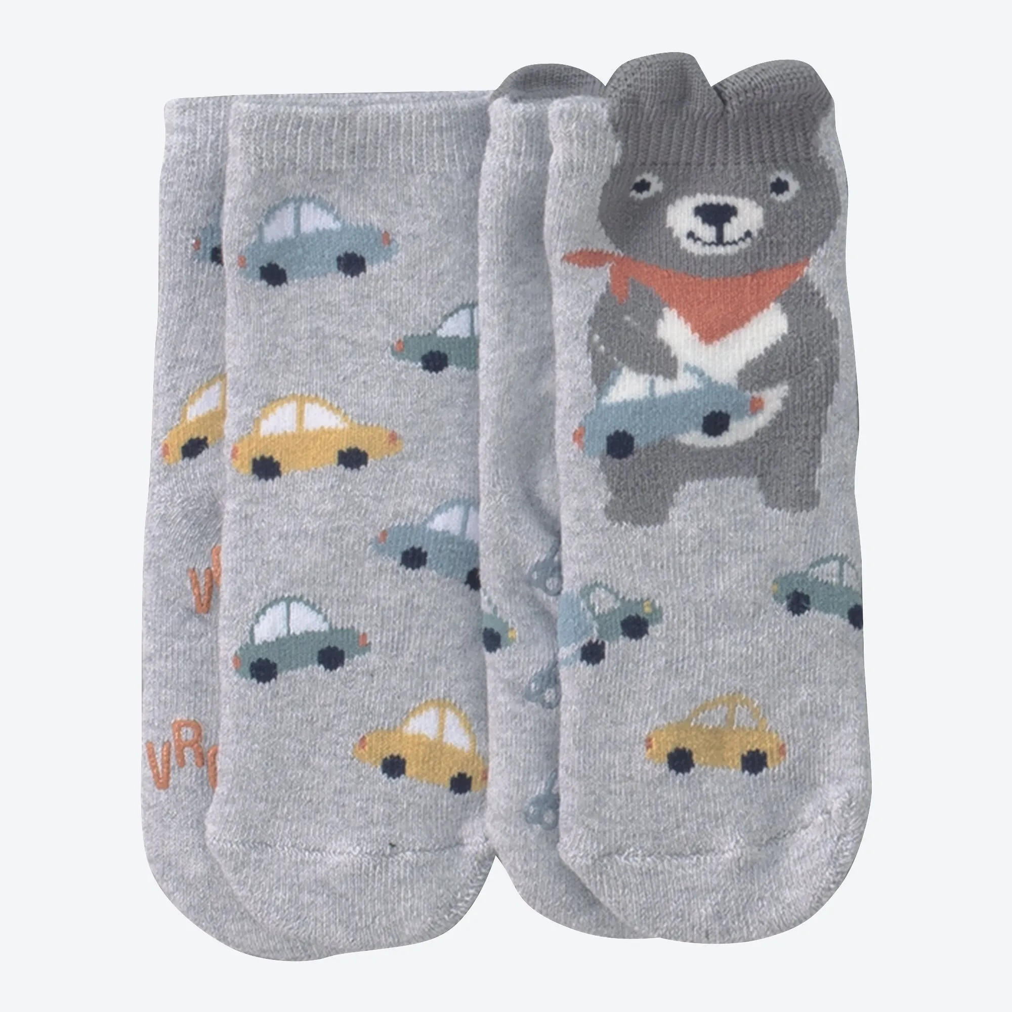 Jungen-Antirutsch-Socken, 2er-Pack