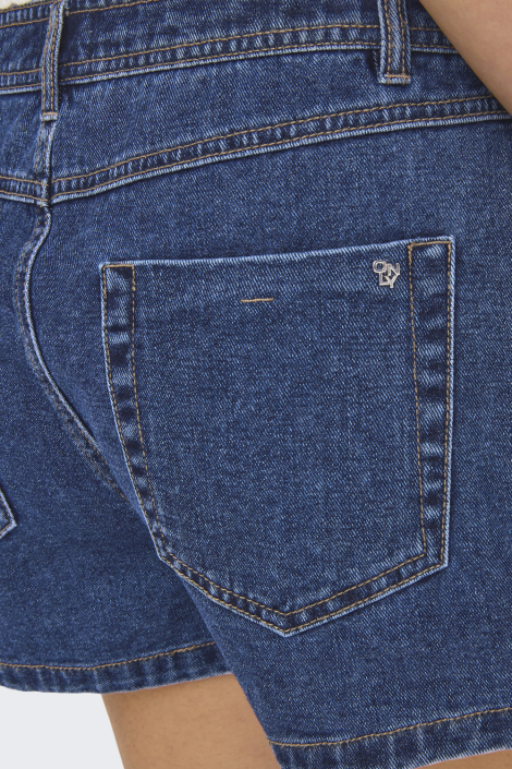 Only blauwe dames korte broek