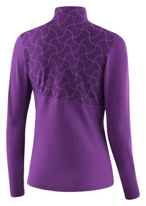 Haut Loeffler pour femme à manches longues avec couche intermédiaire Hywa Grace Transtex® - Violet