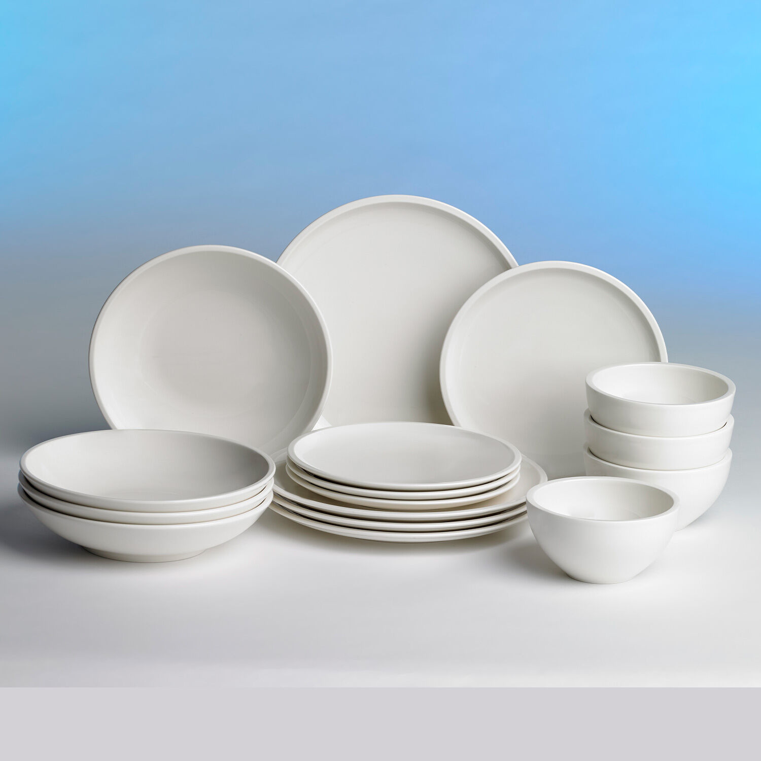 Artesano Dinnerware set White, Premium Porcelain