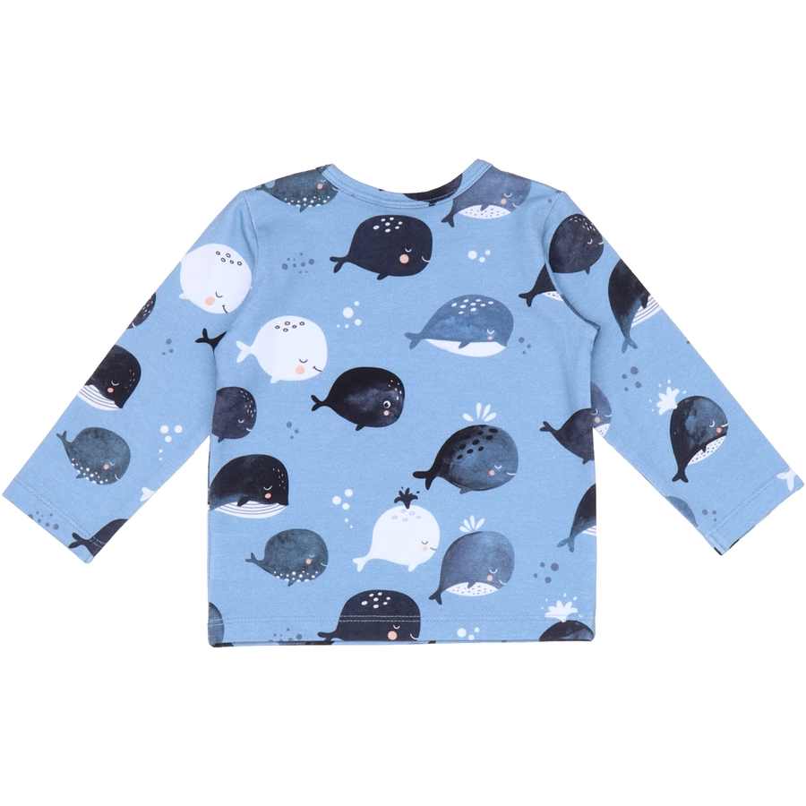Walkiddy Shirt Cute Whales blau
