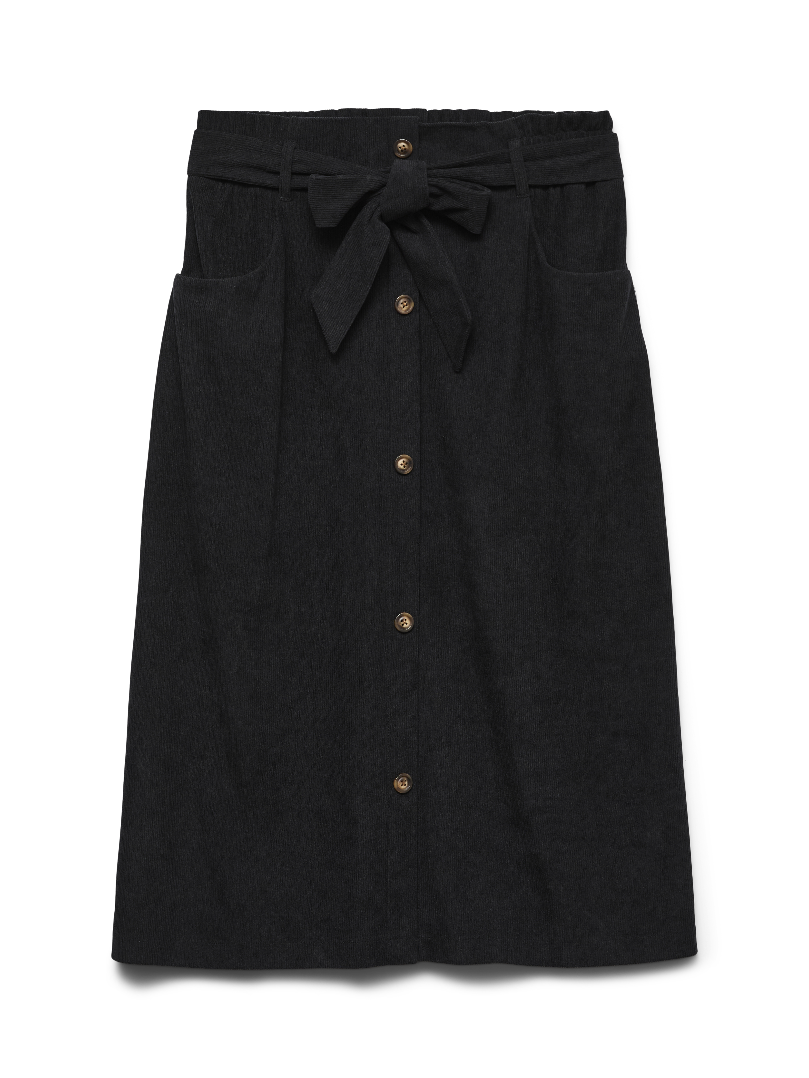 VMVILJA Corduroy High waist Midi-rok