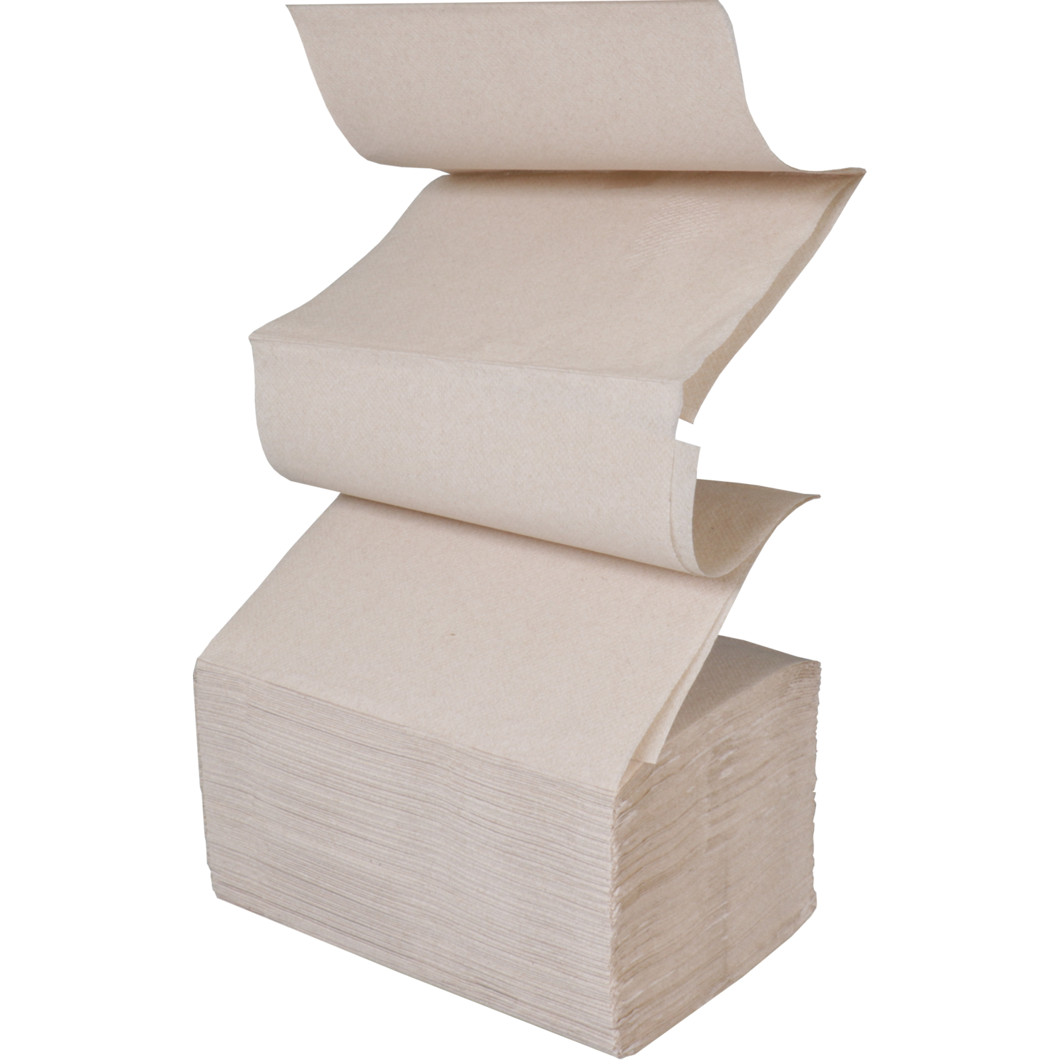 Servet, 1/4 vouw, 2-laags, 21.3x16.5cm, papier, naturel