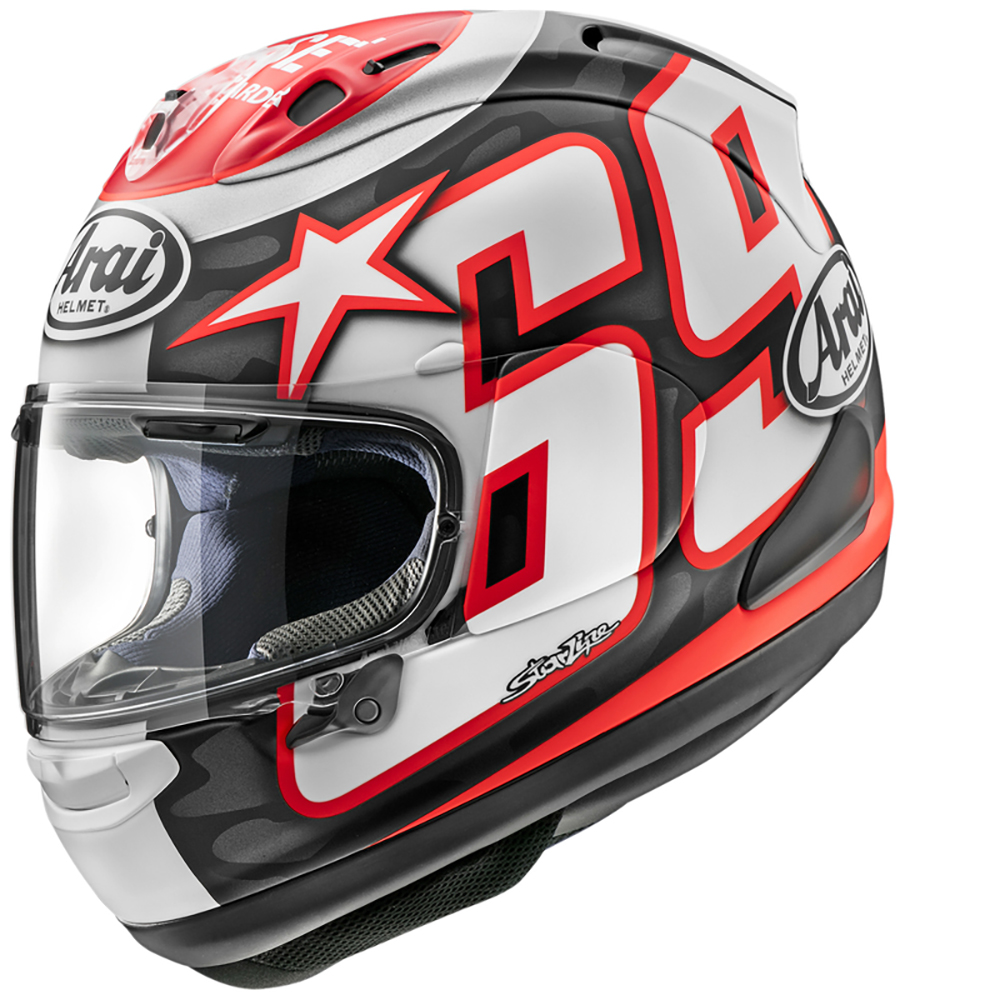 Arai - Casque RX-7V Evo Replica Hayden Reset Blanc / Rouge / Noir