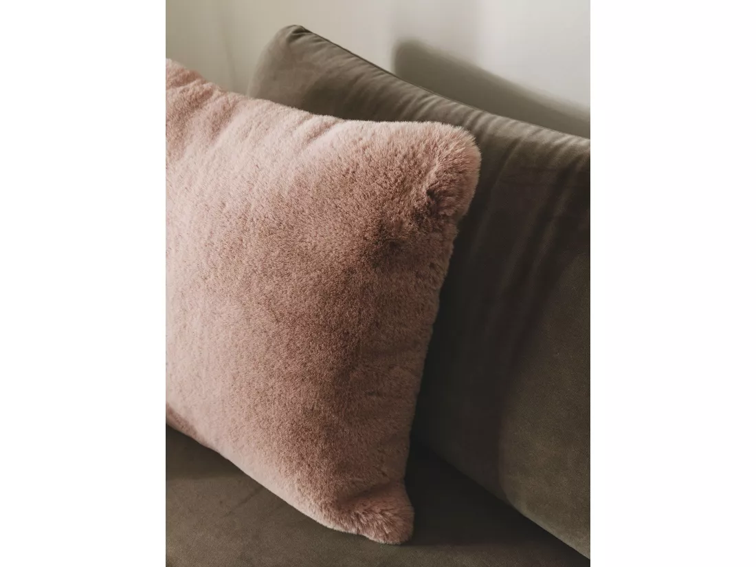 Housse de coussin Dave Rose 45x45 cm