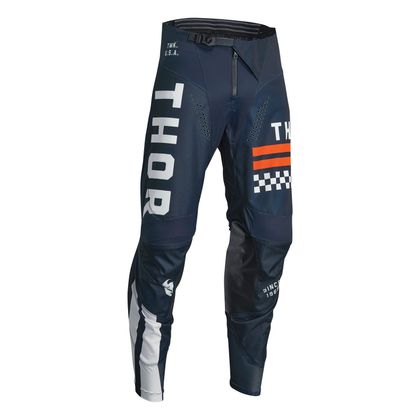 Pantalon cross Thor YOUTH PULSE COMBAT - Bleu / Blanc