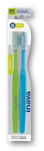 Brosse à dents 20/ 100ème - Inava - Offre spéciale duo