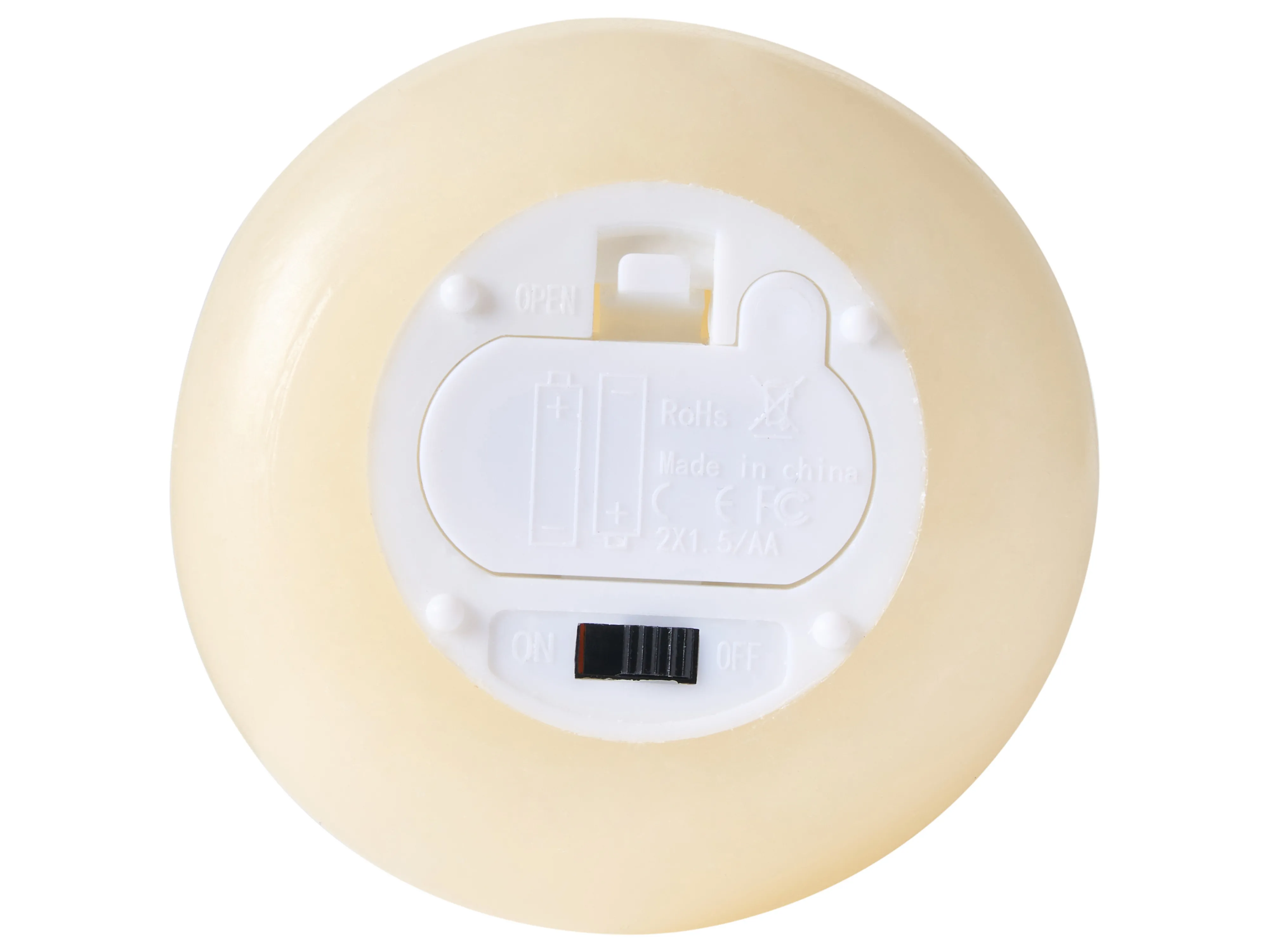 Set van 3 LED kaarsen ETERNIS 5/8/11 cm Gebroken wit