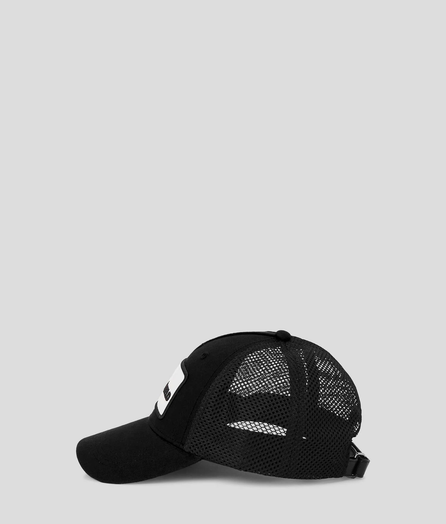 CASQUETTE EN MESH AVEC LOGO KLJ - Noir
