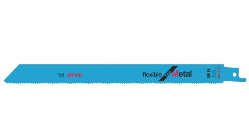 Bosch 2608656019 Reciprozaagblad S 1122 BF Flexible for Metal 5x (5 stuks)