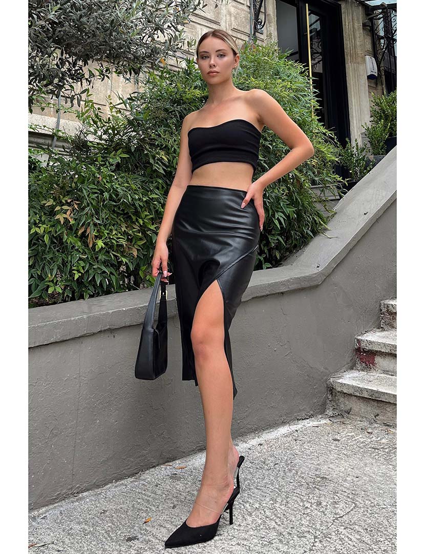 Pencil Skirt Ladies Black