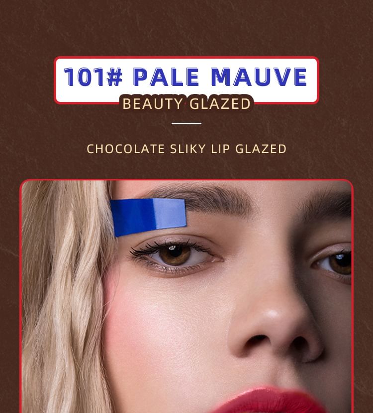 BEAUTY GLAZED - Chocolade Zijdezachte Lip Glaze - 12 Kleuren