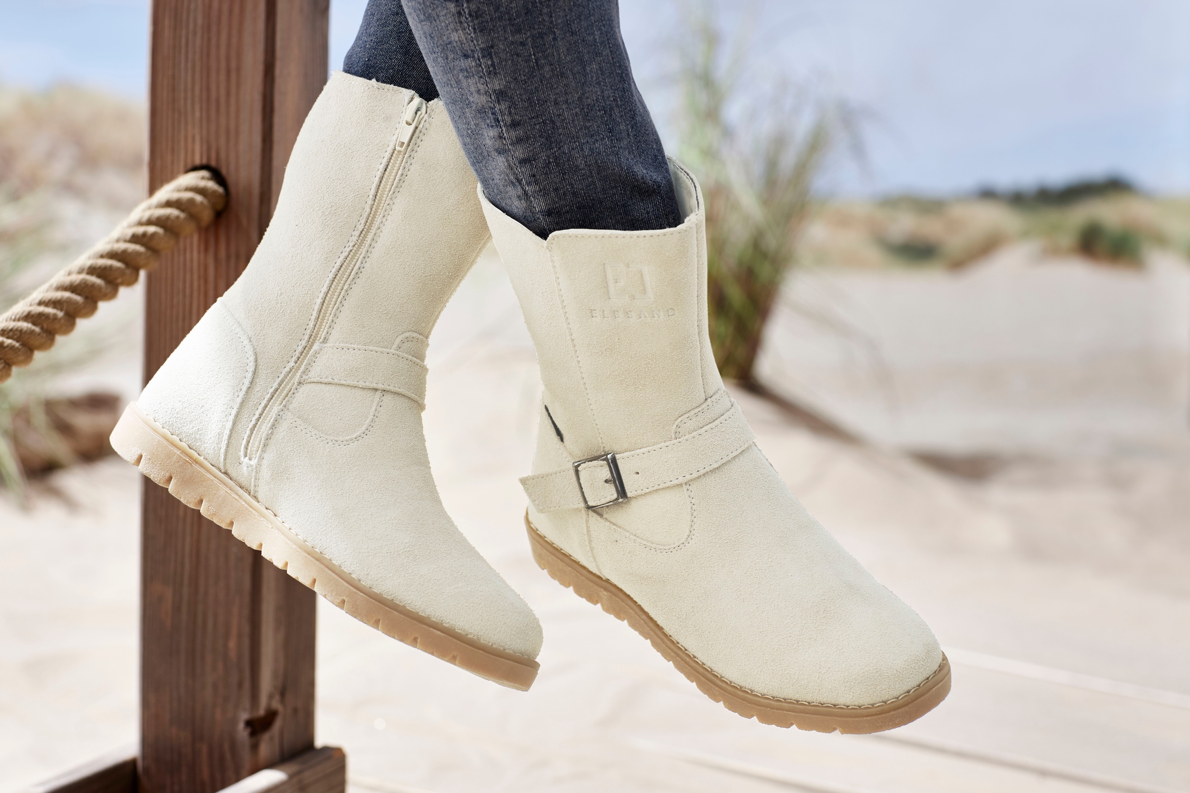 Elbsand Winterstiefel  Boots,Winterstiefelette,Leder, wind- & wasserabweisende Tex-Membran