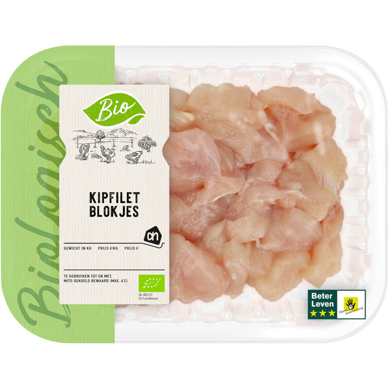 AH Biologisch Kipfiletblokjes