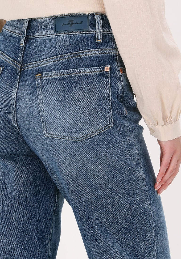 7 FOR ALL MANKIND blauwe 7 for all mankind mom jeans malia