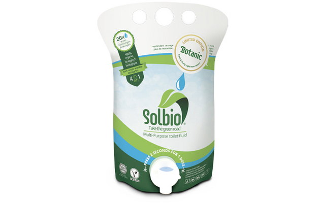 Solbio Botanic Sanitärflüssigkeit Toilettenpflege mit frischem Wildblumenduft 0,8 Liter