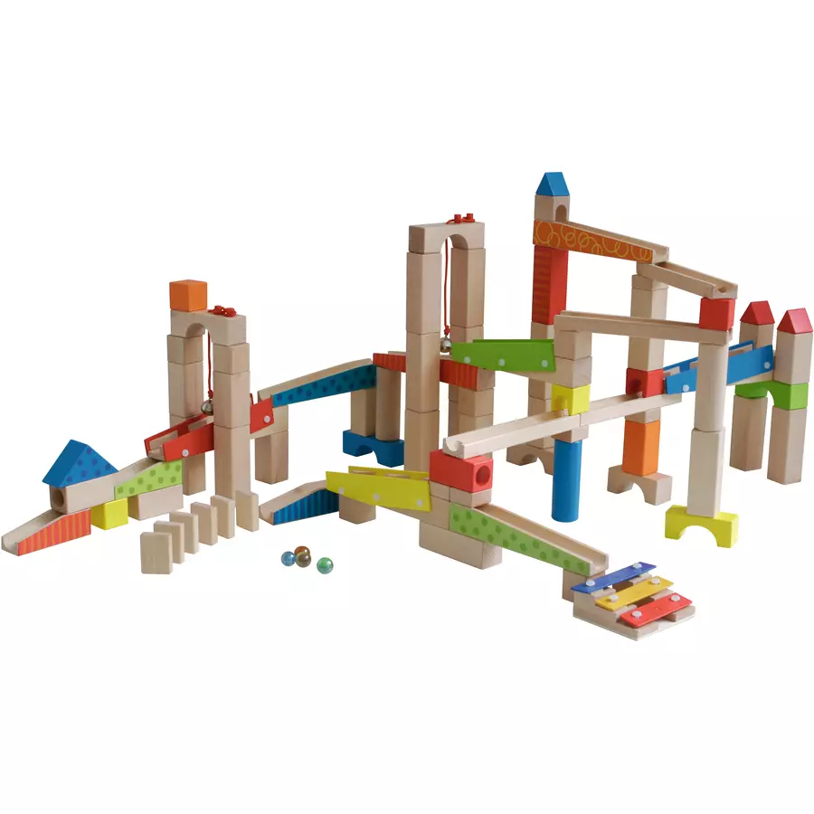 roba Kugelbahn, 100-teilig, bunt