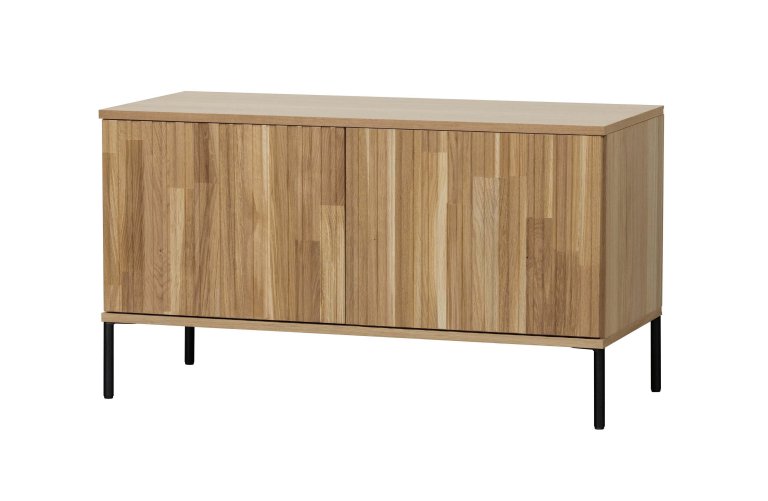 WOOOD Gravure tv-meubel 100 grenen zwart