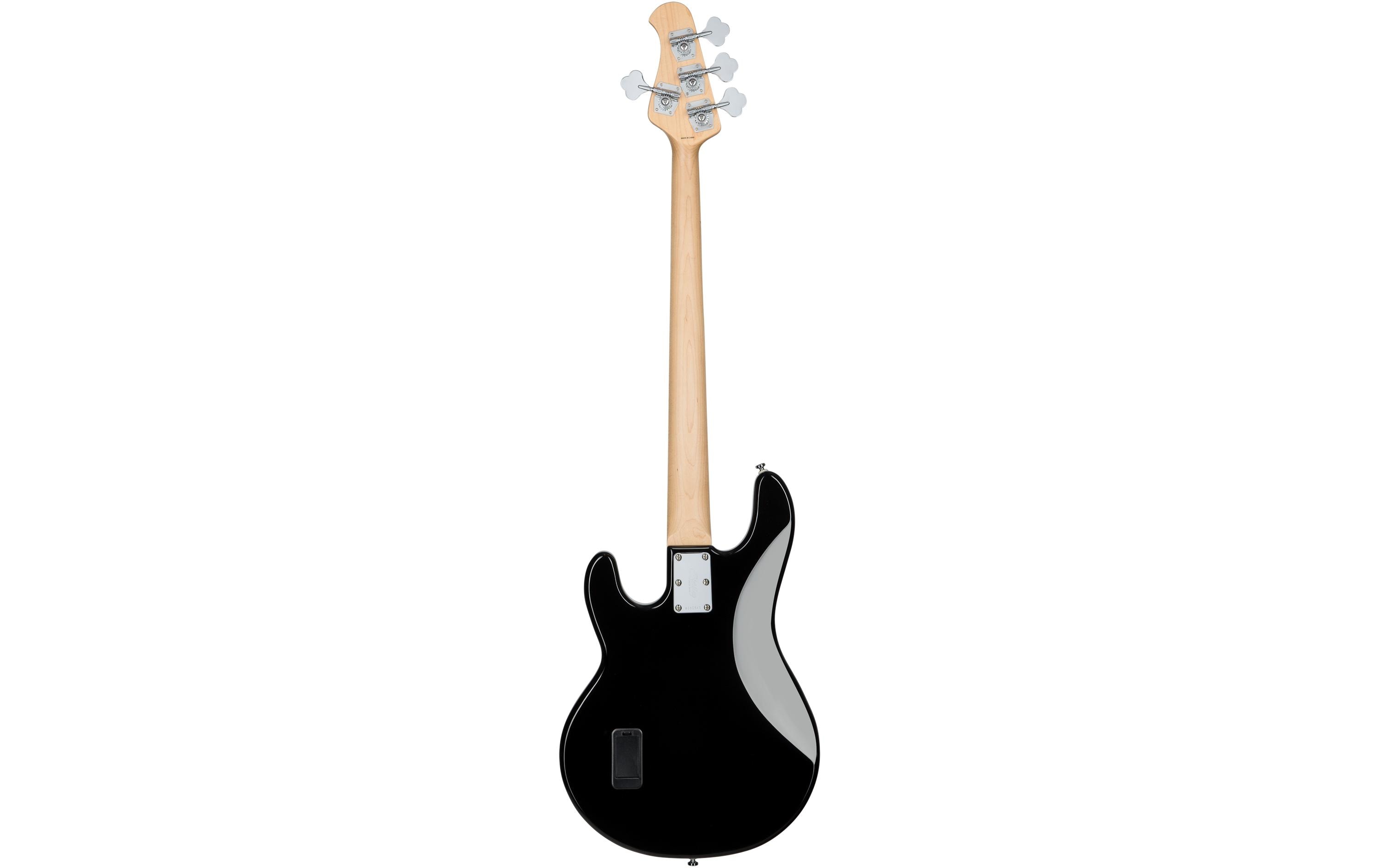 E-Bass StingRay Ray4 – Schwarz<br>4-seitiger Bass mit Aktivelektronik und einem Humbucker